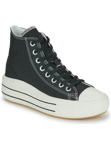 Sneakerși Converse cu platformă negru