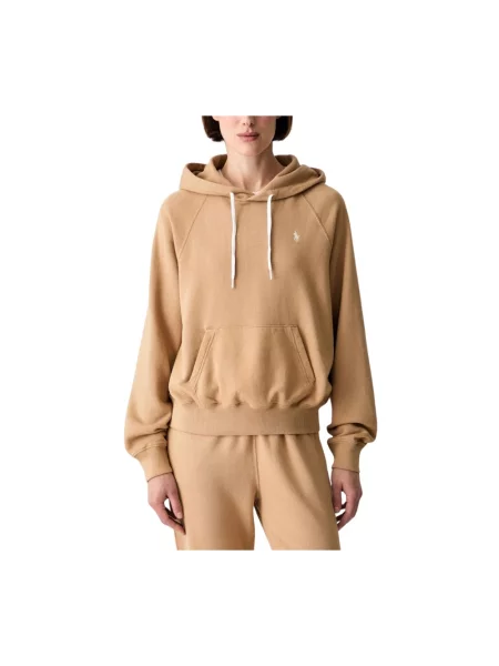 Bluza z kapturem Ralph Lauren z kapturem beżowa