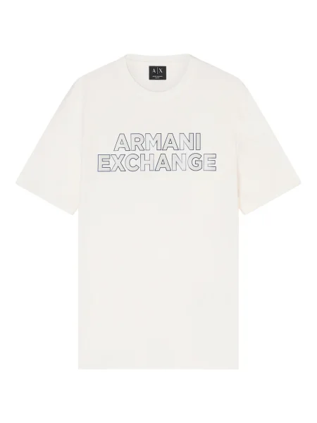 Tricou Eax alb