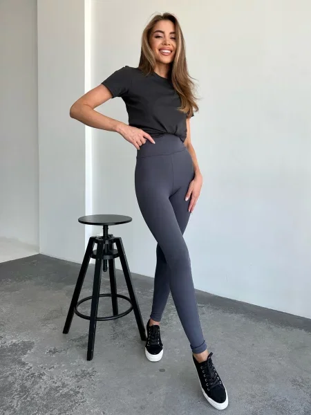 ISSA Plus Легінси Без підкладки сірий