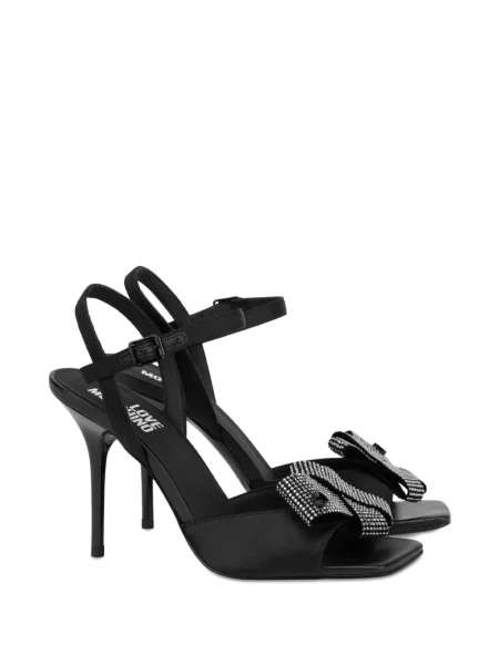 Sandale Love Moschino cu funde negru