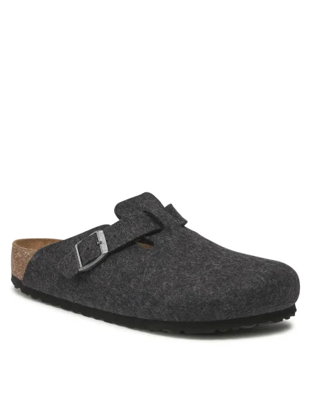 Papuci Birkenstock gri