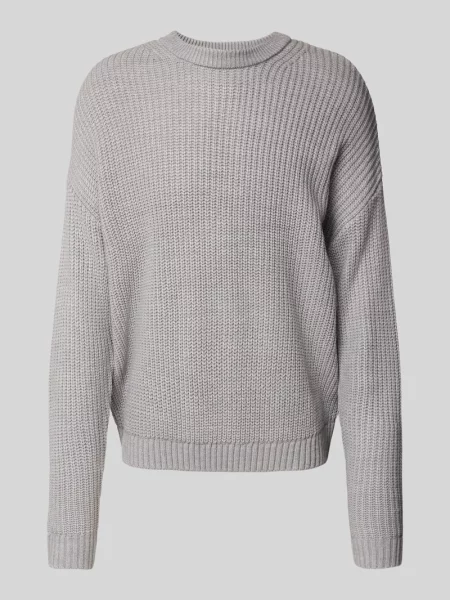 Sweter z dzianiny z okrągłym dekoltem Review