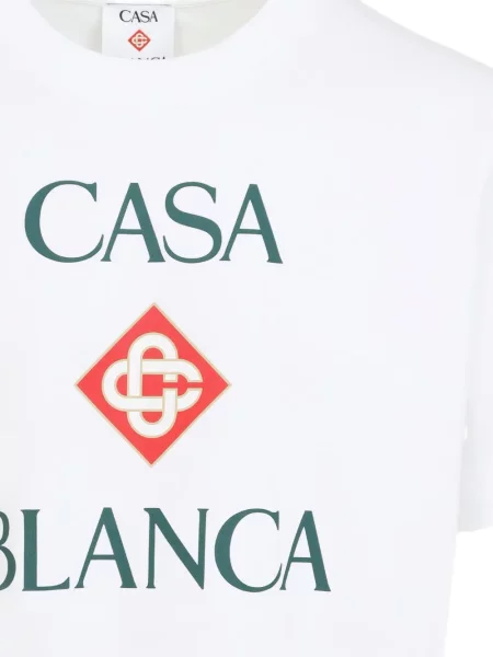 Tricou Casablanca cu imagine alb