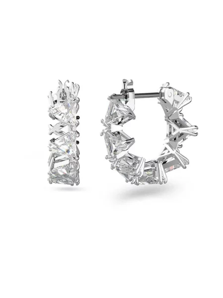 Kolczyki Swarovski szare