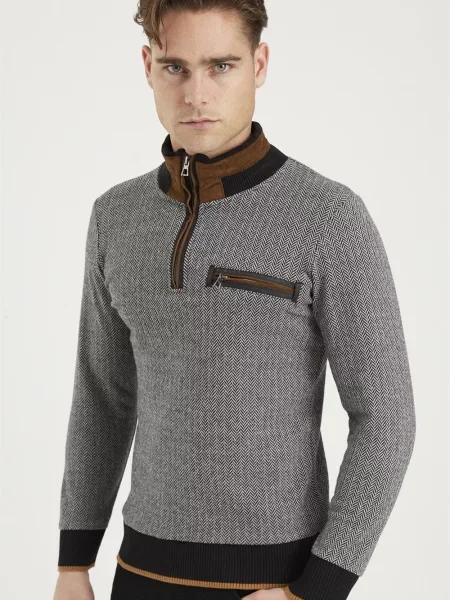 Суичър с цип Dewberry черно