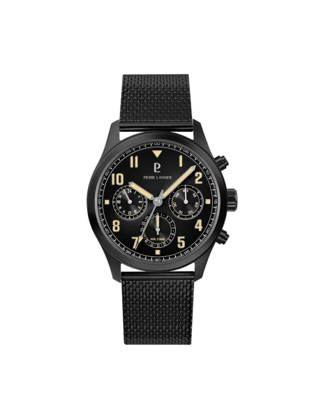 Pierre Lannier Analogové hodinky Chronograph Aviateur' šedá