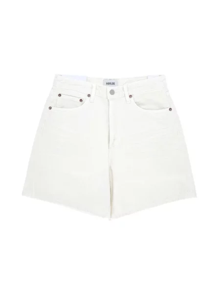 Krótkie szorty Agolde białe