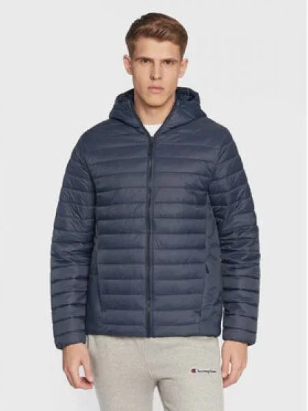 Geacă cu puf 4f albastru