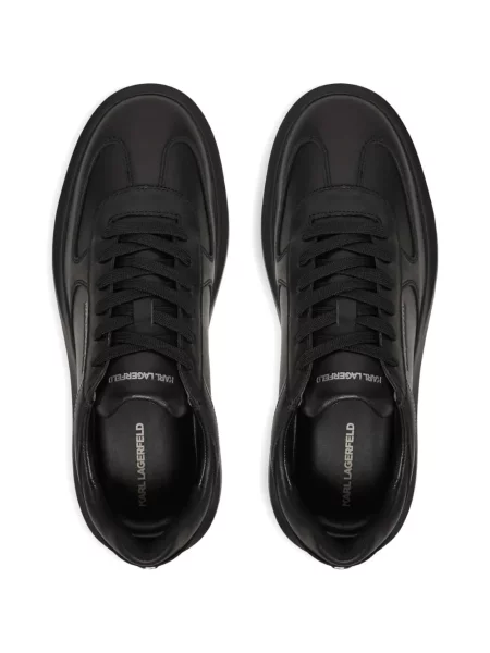 Sneakerși Karl Lagerfeld cu platformă negru