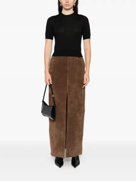 Pulover Goes Botanical scurt negru