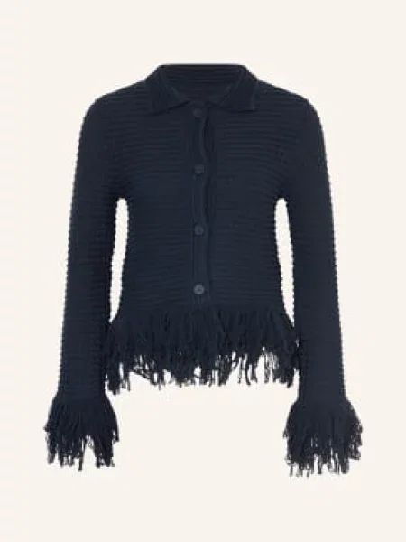 Rich & Royal Kardigan blau granatowy