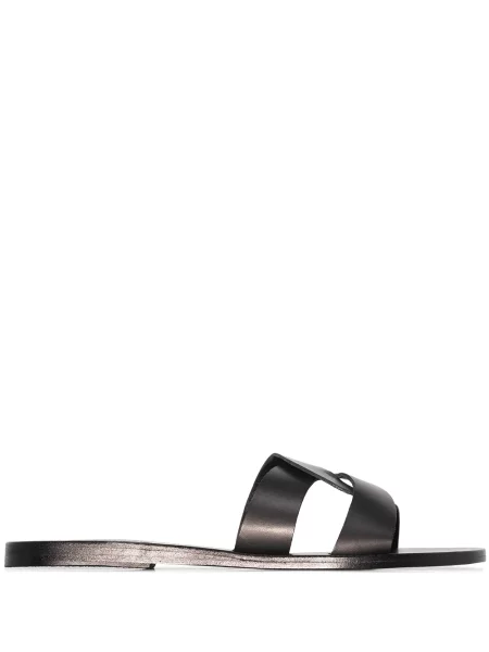 Sandale Ancient Greek Sandals din piele negru