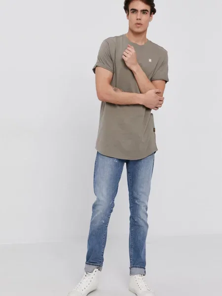G-Star basic tričko Lash zelené