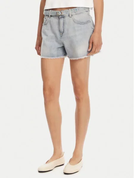 TWINSET Pantaloni scurți de blugi deschis albastru