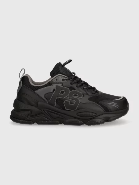 Sneakersy Plein Sport skórzane czarne