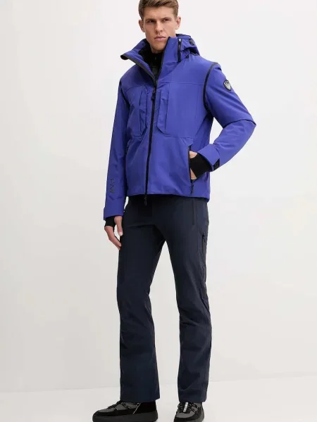 Emporio Armani kurtka narciarska fioletowy