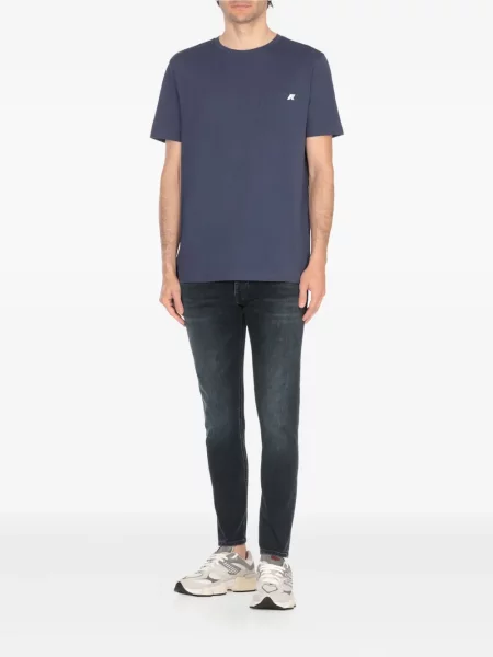 Tricou K-way cu autograf albastru