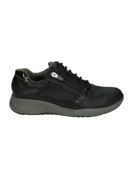 Sneakersy Durea zamszowe czarne