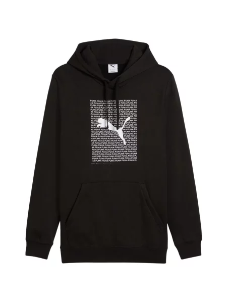 Bluza Puma Ess Logo Lab Hoodie FL czarna