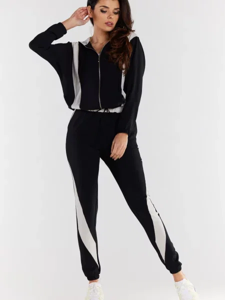 Hanorac cu glugă Awama negru