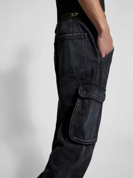Jeansy z 5 Diesel czarne