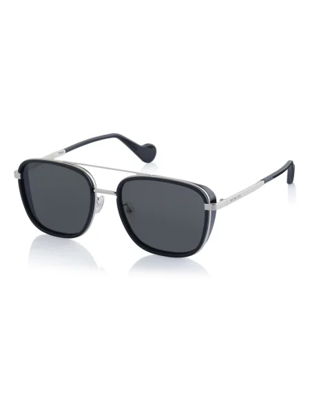 Okulary przeciwsłoneczne Moncler czarne