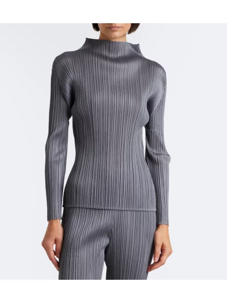 Top Pleats Please Issey Miyake gri