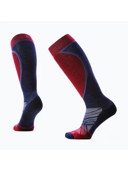 Șosete de schi pentru femei Smartwool Ski Targeted Cushion OTC deep navy albastru închis