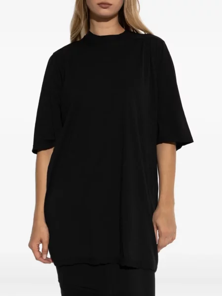 Къс топ Rick Owens Drkshdw с драперии черно