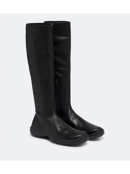 Cizme Miu Miu din piele negru
