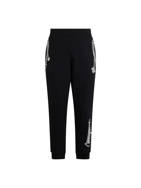 Spodnie Moschino czarne