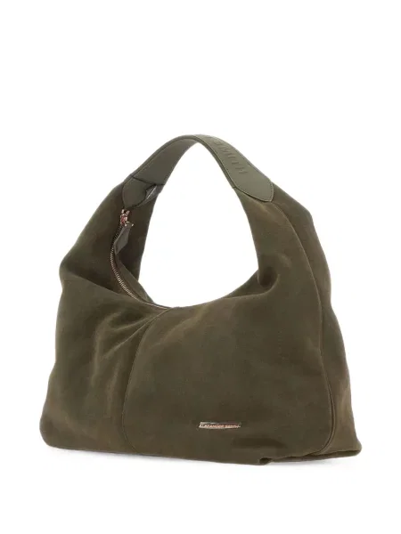 Geantă shopper Alexander Smith cu autograf verde