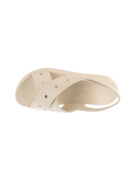 Crocs Sandale Brooklyn 4U Cross Strap Sandal bej