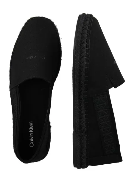 Calvin Klein Espadrile Espadrille Webbing Cv črna