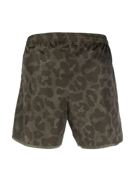 Slip de baie Neil Barrett cu imagine cu model leopard verde