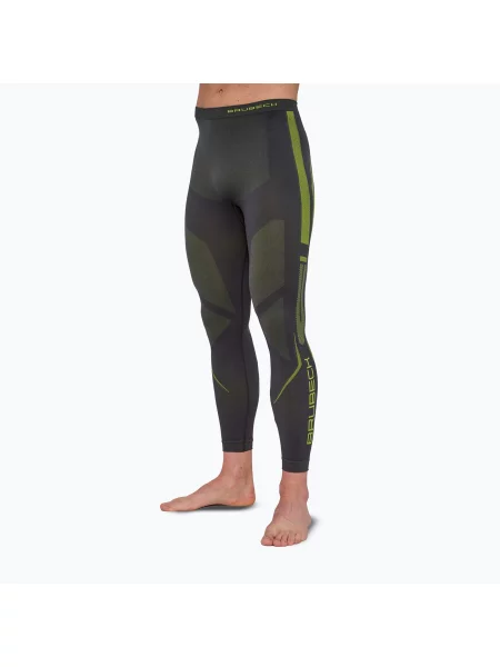 Штани термоактивні Brubeck Dry graphite/lime