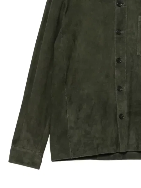 Geacă Arma din piele de căprioară verde