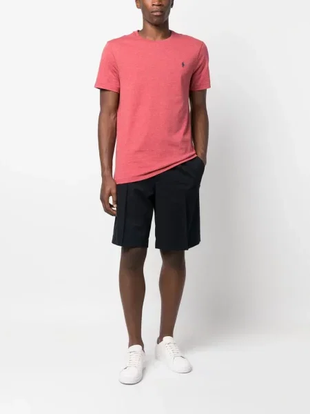 Siuvinėtas marškinėliai Polo Ralph Lauren raudona