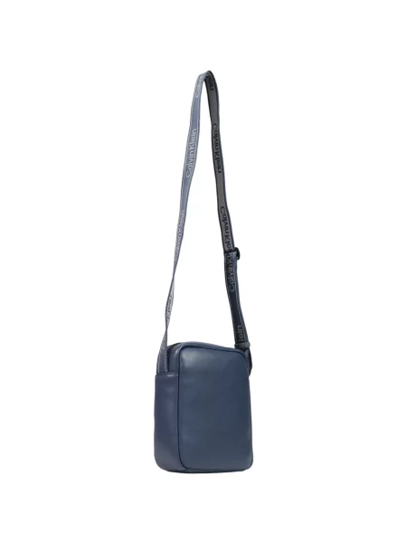 Taška Calvin Klein Jeans s autogramom modrá