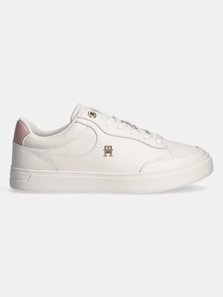 Pantofi Tommy Hilfiger din piele bej