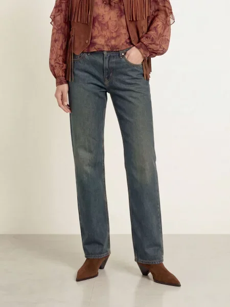 Levi's® Jeansy Straight Low Straight Happy Tale blau