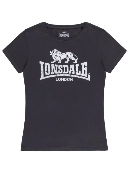 LONSDALE Tricou Bantry metalic / argintiu gri