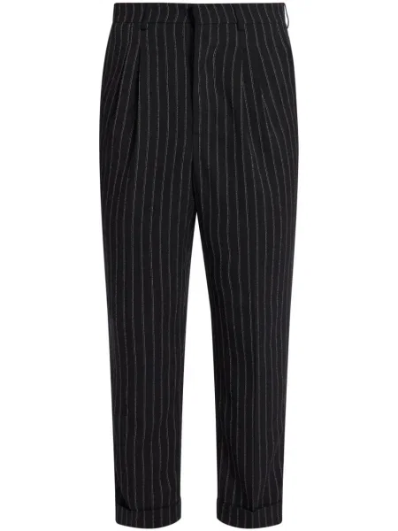 Pantaloni Ami Paris conici negru