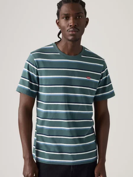 LEVI'S ® Tričko svetlomodrá / tmavomodrá / nefritová biela