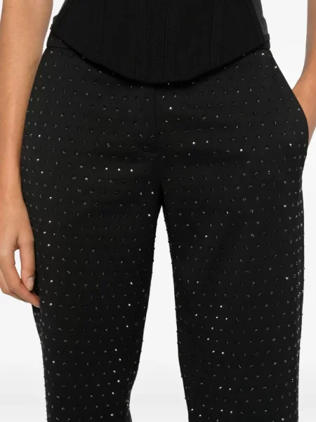 Pantaloni The Andamane de cristal negru