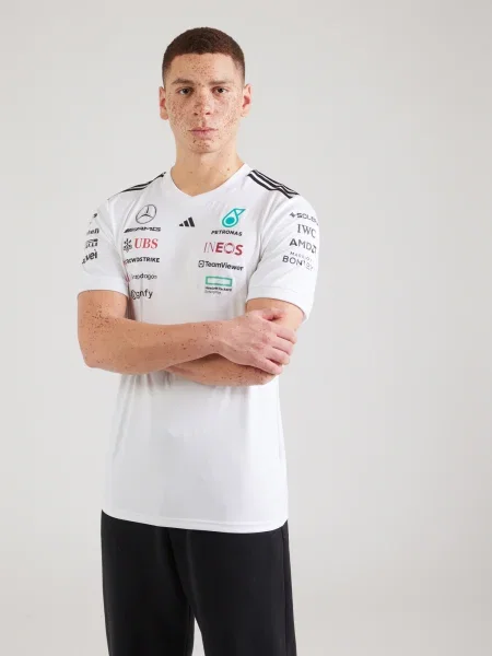 ADIDAS PERFORMANCE Tehnička sportska majica žad / crvena / crna bijela