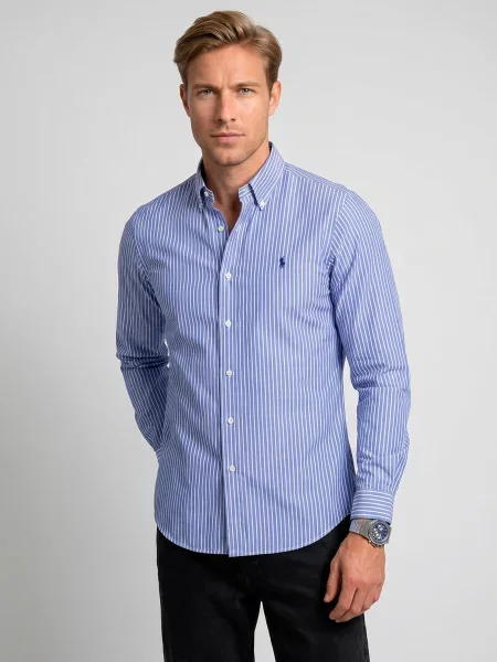 Košeľa Polo Ralph Lauren modrá