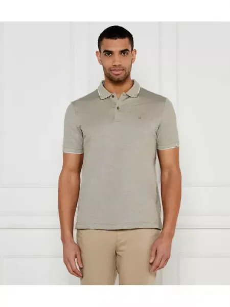 Calvin Klein Tenisz póló | oxford zöld