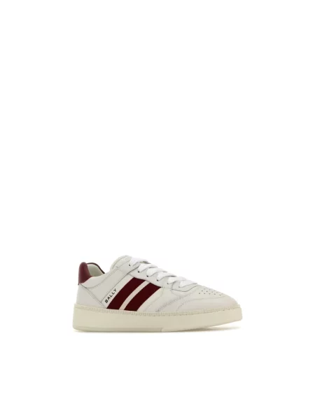 Sneakersy Bally skórzane białe